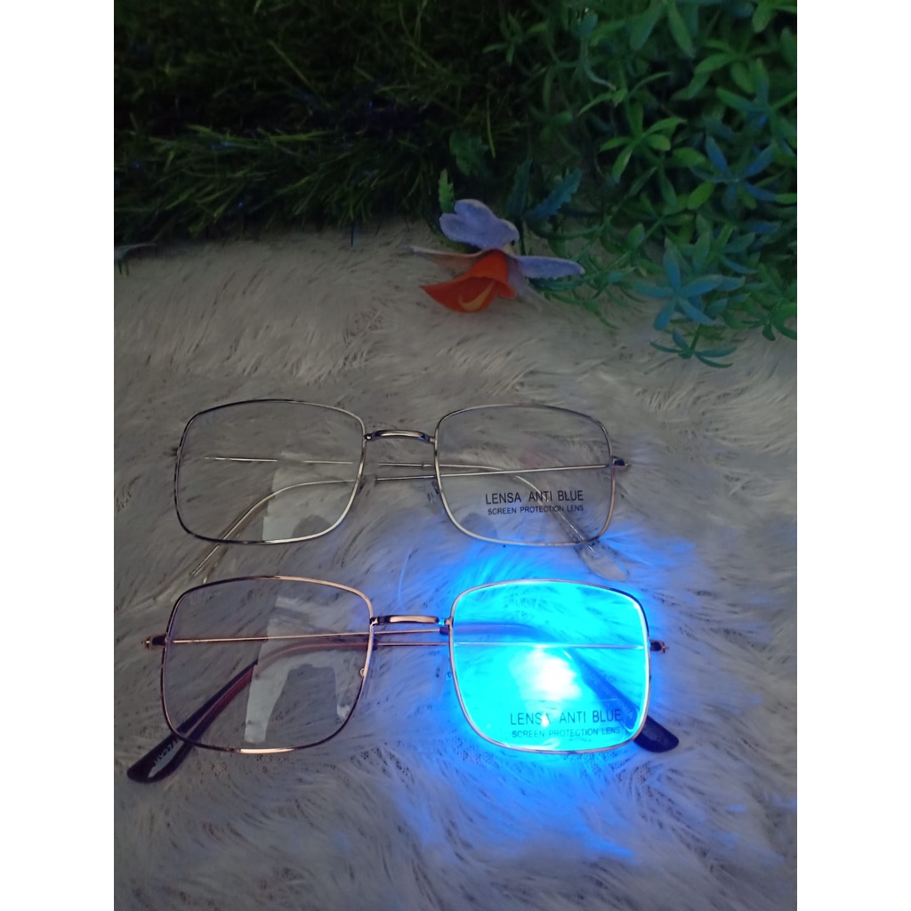 KACAMATA FRAME BESI HY274AB.IA/KACAMATA ANTIRADIASI CEWEK/COWOK/KACAMATA KOMPUTER/