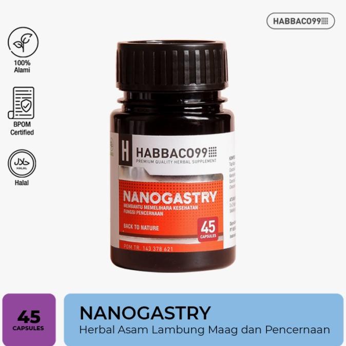 

Sale Habbaco99 Nanogastry Suplemen Herbal Asam Lambung Maag dan Pencernaan /OBAT HERBAL ASAM URAT/OBAT HERBAL PELANGSING/OBAT HERBAL KOLESTEROL/OBAT HERBAL DIABETES