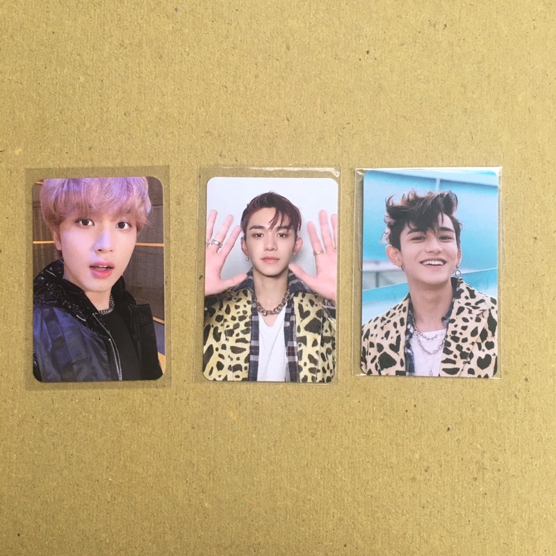 [ booked ] MD merch Glow in the dark gitd sticker nct 127 official photocard pc haechan album pola s