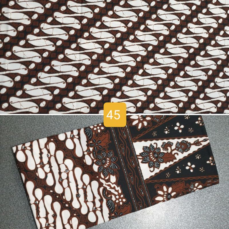 Kain Sarung H.SANTOSO A Batik Jogja Klasik - SARUNG JOGJAAN PUTIH-45