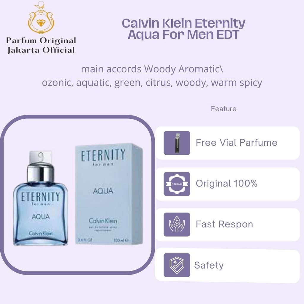 Parfum Parfume Perfume Asli Perawatan Kecantikan Original Import Branded Pria Laki Laki Cowok CK Cal