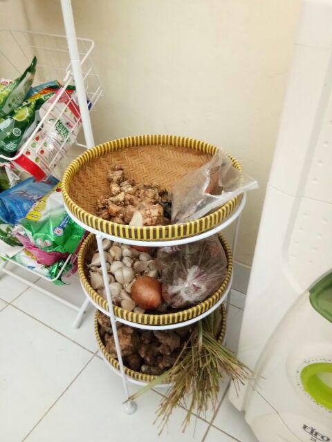 Rak Bawang Jogja-rak Bumbu Susun 3 Jumbo