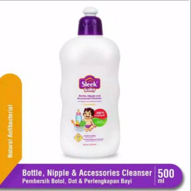 Sleek Bottle, Nipple Cleanser 500ml