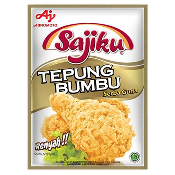 Sajiku® Tepung Bumbu Serbaguna 80g - Sajiku® Tepung Bumbu Serbaguna Pedas 70g