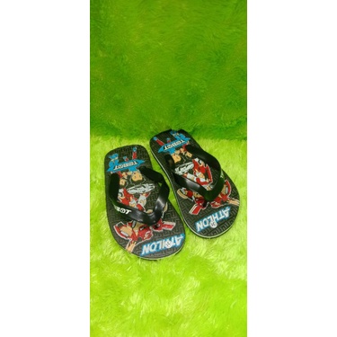 sandal Jepit anak motip Tobot