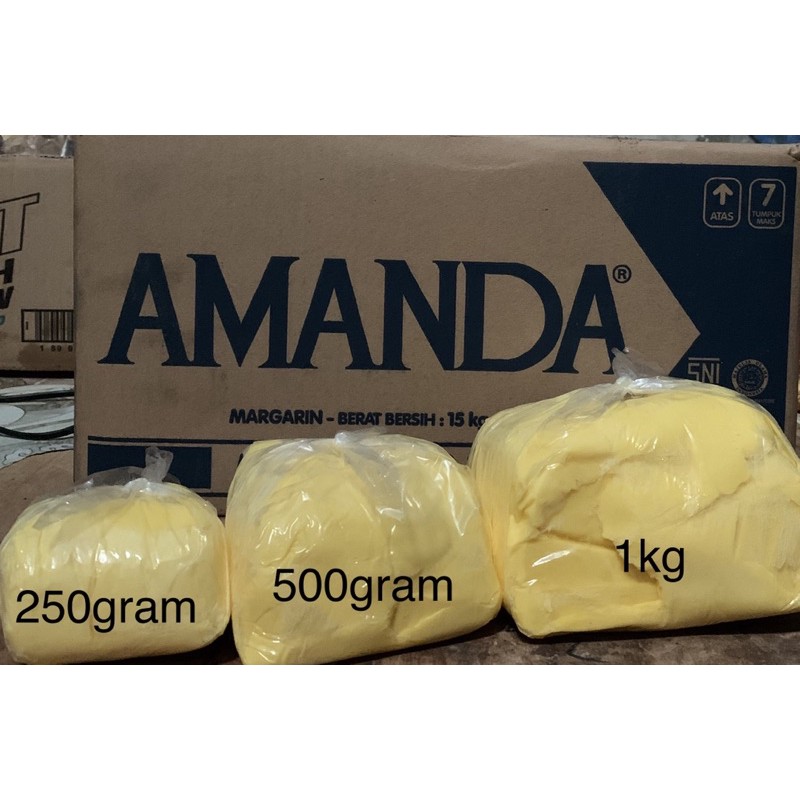 

Margarin AMANDA dan SIMAS Mentega Margarine Kemasan Repack 500 gr Stok Baru