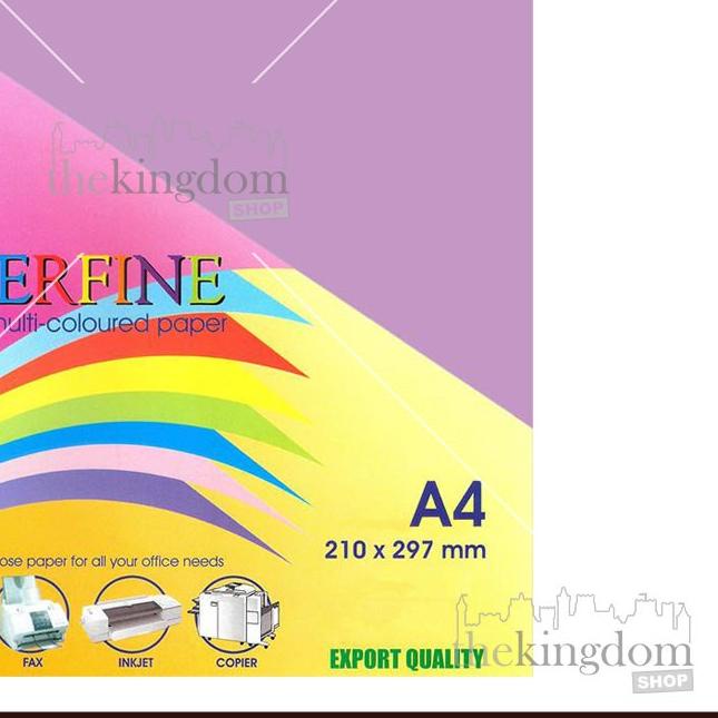❊ Paperfine Kertas HVS Warna A4 Taro Violet Ungu Purple Isi / 100 Lembar ♕