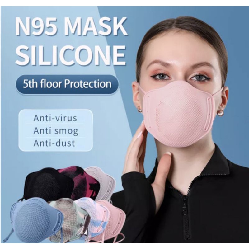 Ulife Masker 3cdigital Reusable Silicone Protects Face Mask JE262505