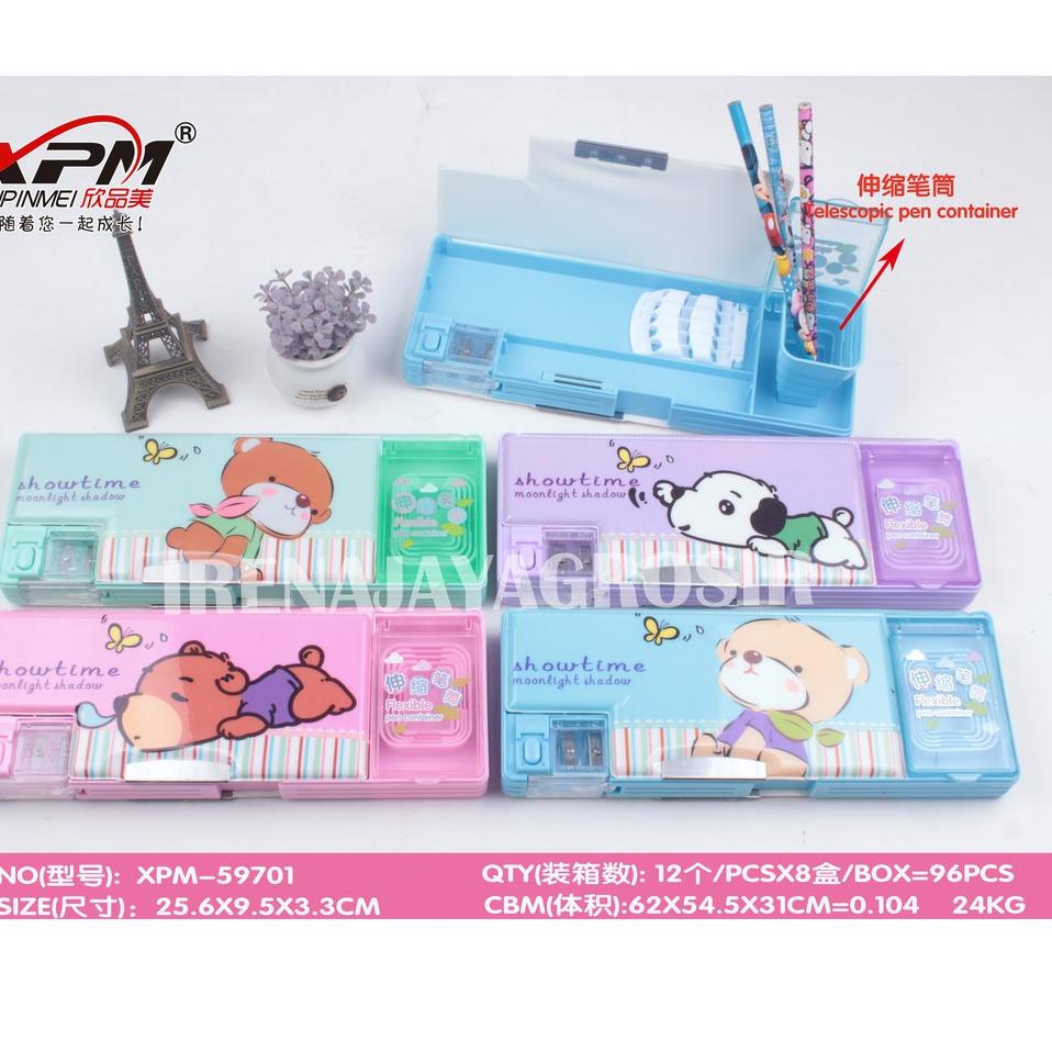 

YWWJKS IRENAJAYAGROSIR - PENCIL CASE KOTAK PENSIL SERUTAN ANAK SEKOLAH MAGNET 2 SISI ♠♠ ✍