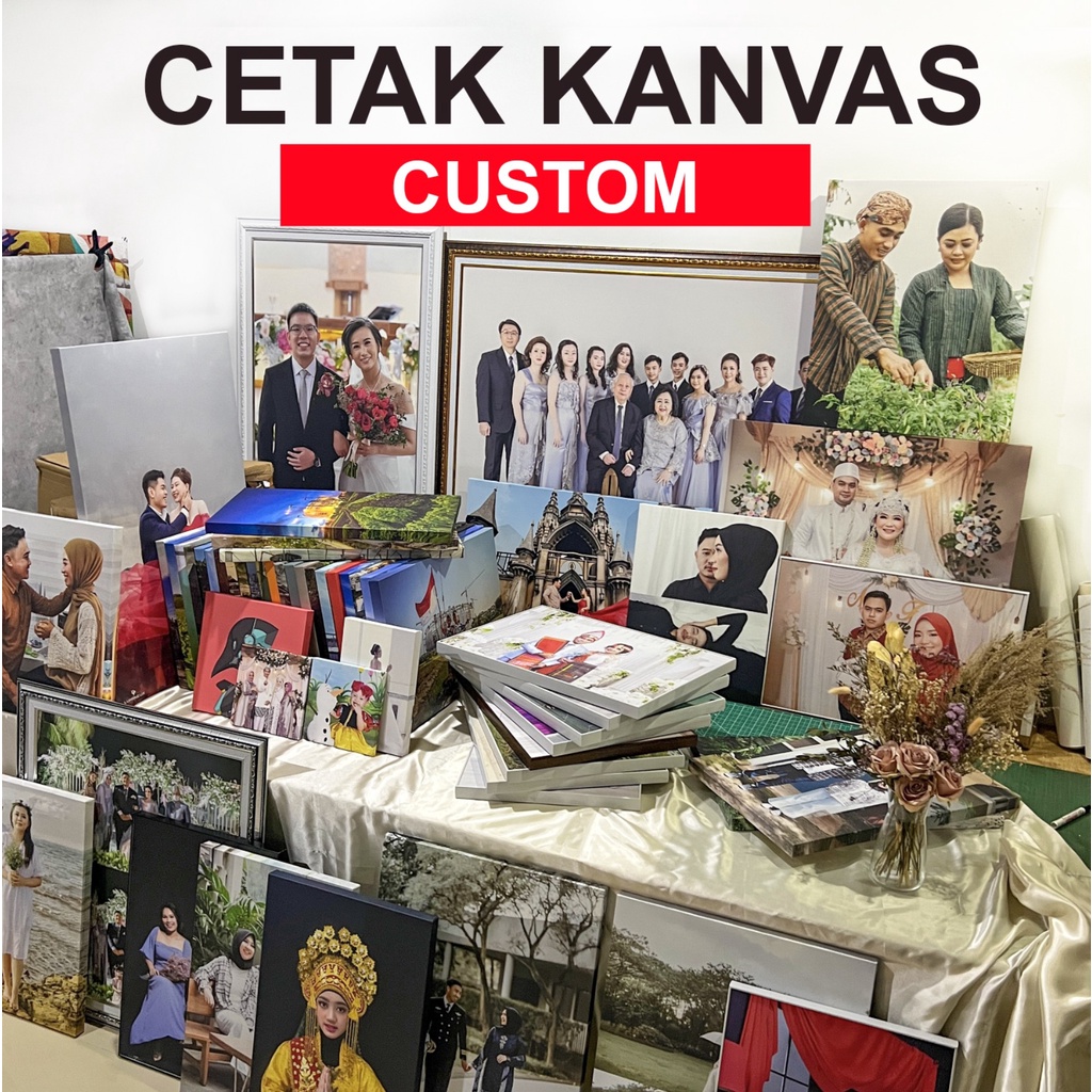 Cetak Foto Kanvas Paket (Custom) #2