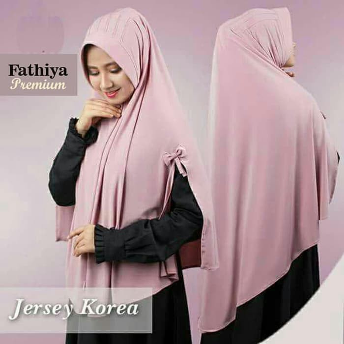 Khimar / Hijab Syar'i / Jilbab Instan Syar'i Fathiya Premium Jersey