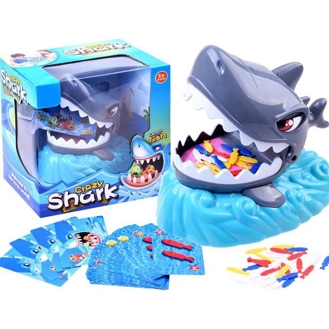 MAINAN BARU / Mainan Keluarga - Family Game Crazy Shark Ikan Hiu Gigit Ambil Ikan / BERKUALITAS