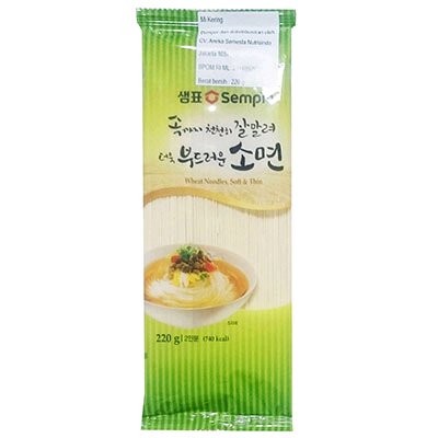 

Sempio Wheat Noodles Soft&Thin 220 Gram