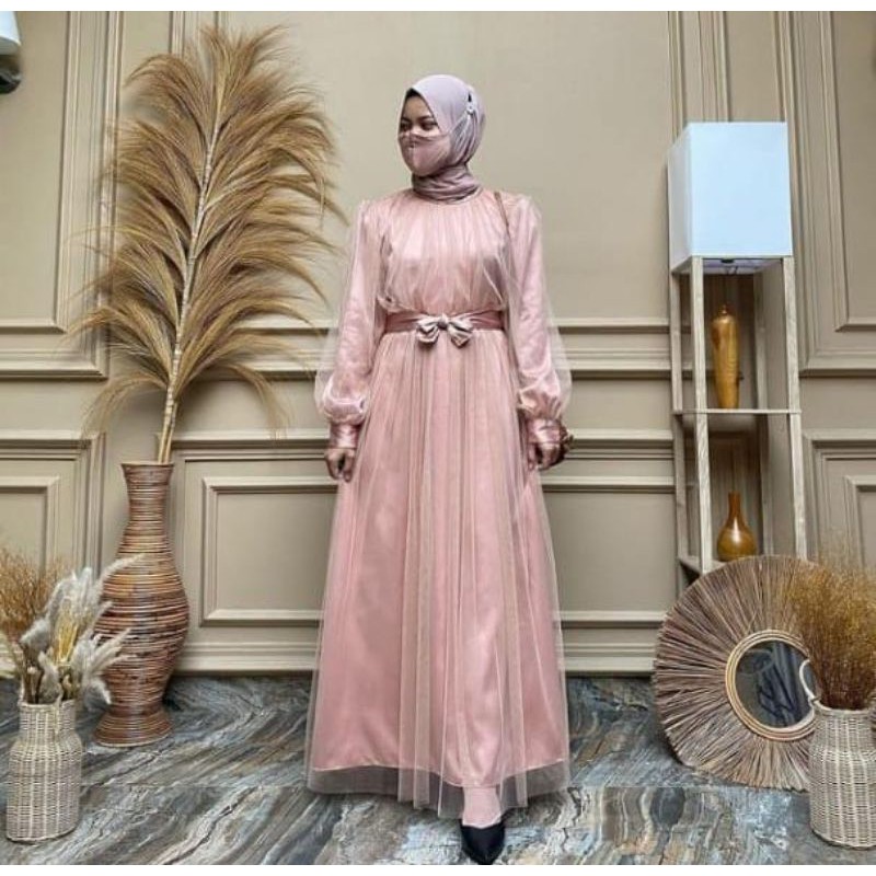 NYANYA DRESS / DRESS LEBARAN / DRESS TILLE