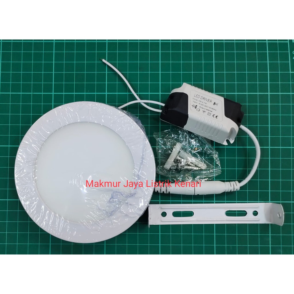 Lampu downlight LED Panel Outbow 6W Putih 6 W Watt 6Watt BULAT 6 Watt Putih Kuning