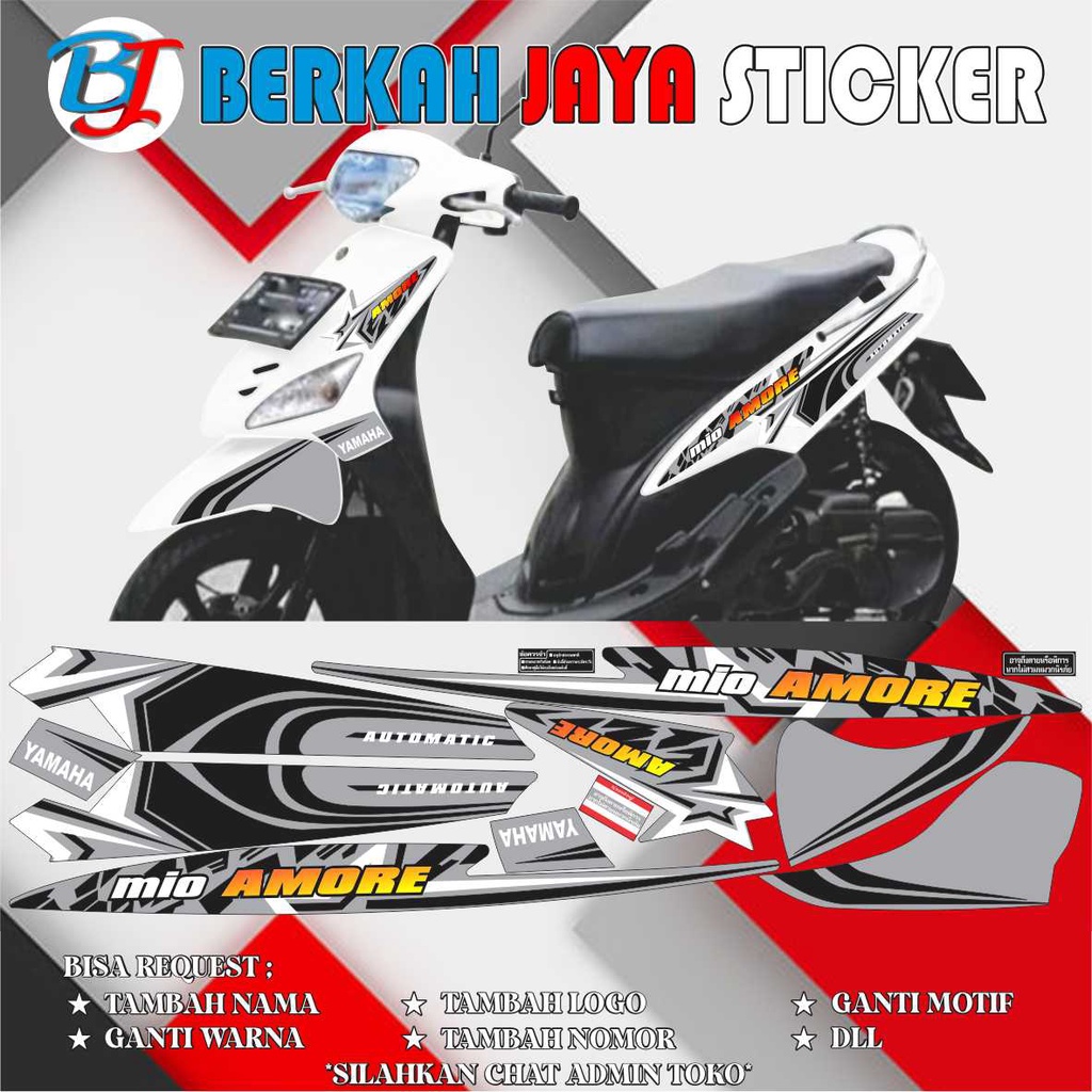 STRIPING VARIASI MIO SPORTY AMORE BINTANG