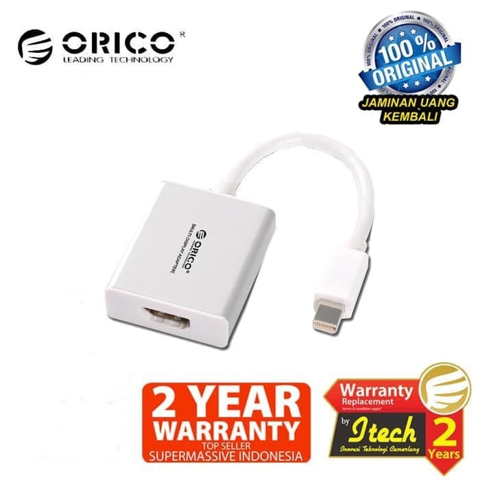 ORICO DMP3H Mini Displayport to HDMI Adapter Built-in 10 cm Data Cable
