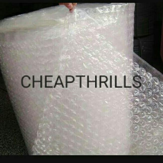 

TERMURAH!!! PLASTIK BUBBLE WRAP 500CM X 125CM (5 METER) - PUTIH KODE 277