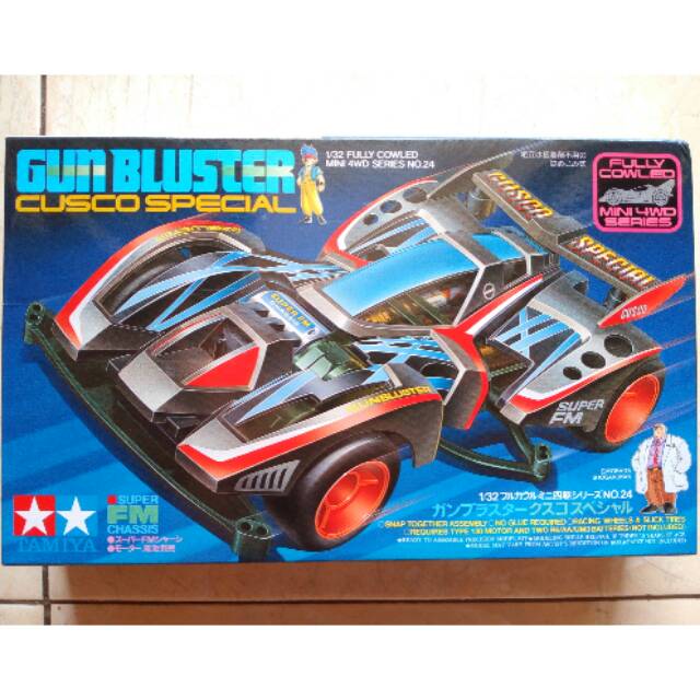 Jual Tamiya Gun Bluster Cusco Special Super FM Chassis Mini 4WD Let's