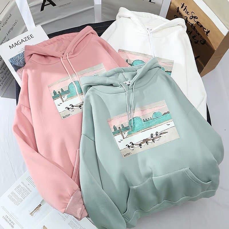 BETTER SWEATER HOODIE WANITA