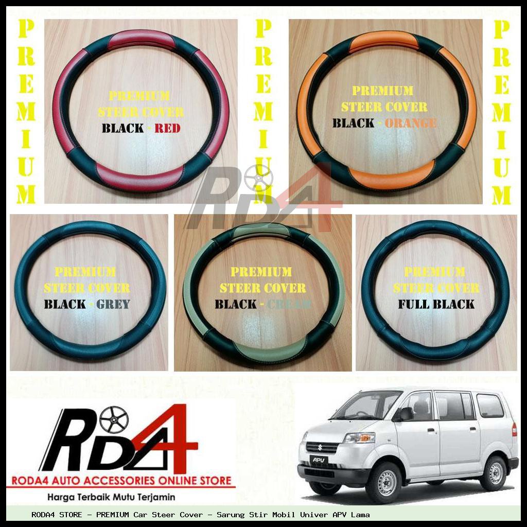PREMIUM Car Steer Cover - Sarung Stir Mobil Univer APV Lama