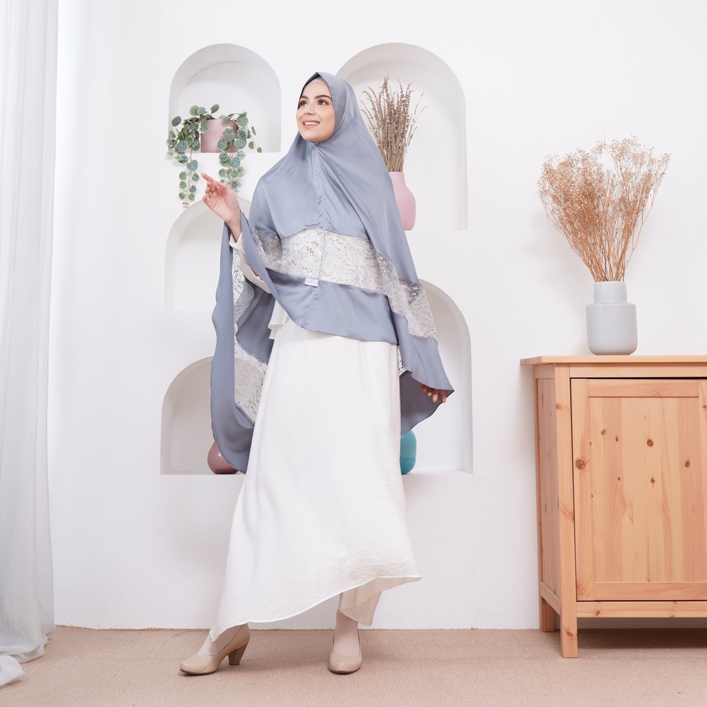 Rananina - Zarra Khimar Bergo Hijab Instan Tulle Armani Silk Premium Lebaran 2025