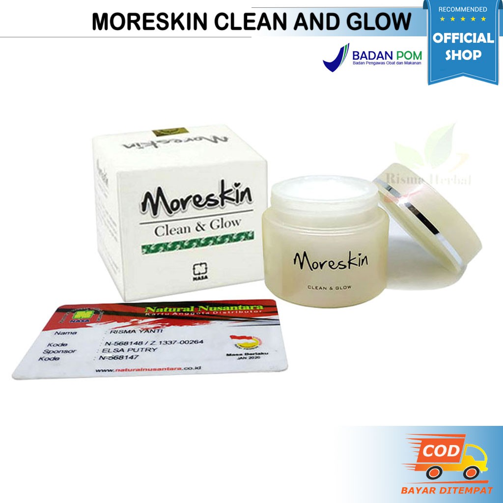 Moreskin Clean And Glow Original Nasa Shopee Indonesia