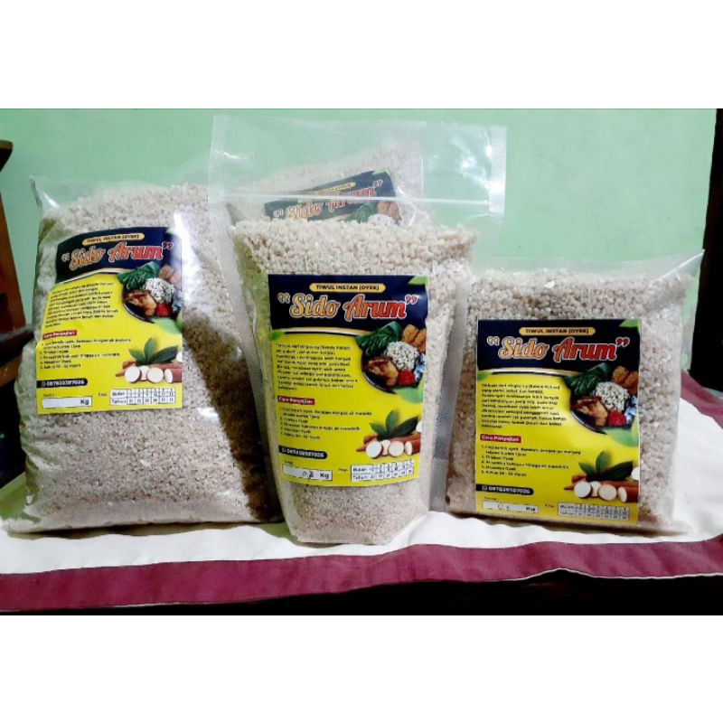 

Tiwul instan (nasi oyek)