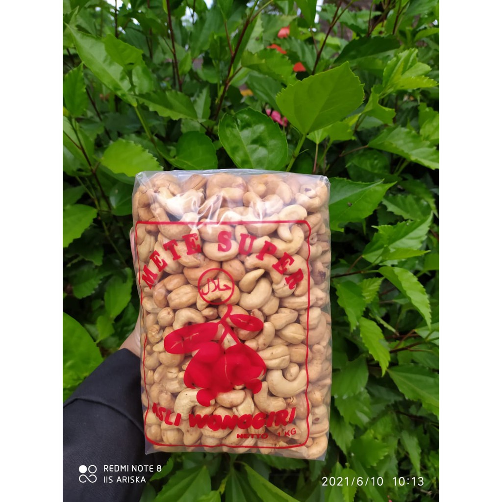 

(PROMO SPECIAL LIVE) [GORENG 1KG] Kacang Mete Goreng 100% Asli Wonogiri