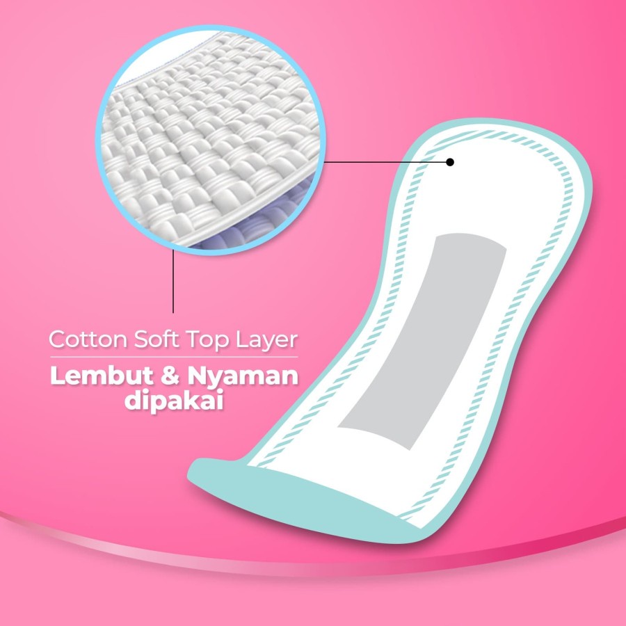 Bagus Nina Anion Pantyliner Floral Scent 15 cm 20's W-21243
