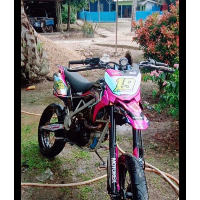 decal full hologram dtracker klx bf bisa request desain