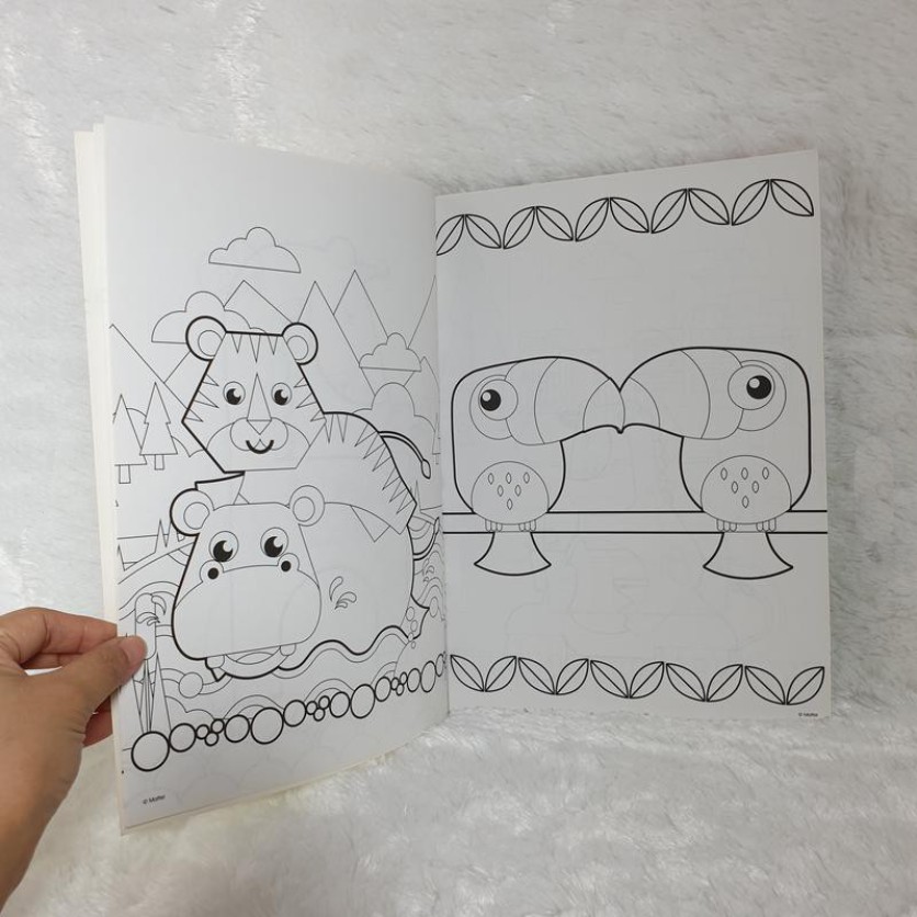 Buku Mewarnai Anak Gambar Hewan MY FIRST COLOURING FUN (TIGER) - Buku Mewarnai Anak Karakter Hewan Lucu