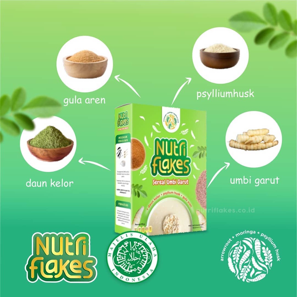 Nutriflakes nutrisi sehat solusi maag, asam lambung naik, dan gerd