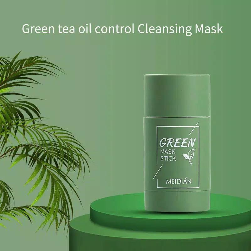 MASKER WAJAH MUKA GREEN TEA GLOWIN0G JERAWAT BRUNTUSAN BOPENG KOMEDO DAN BEKAS JERAWAT AMPUH STICK STIK CLAY PEEL OFF MASK CLAYMASK AMAN  LX-29 ANAK PRIA BPOM ORGANIK MURAH MEIDIAN