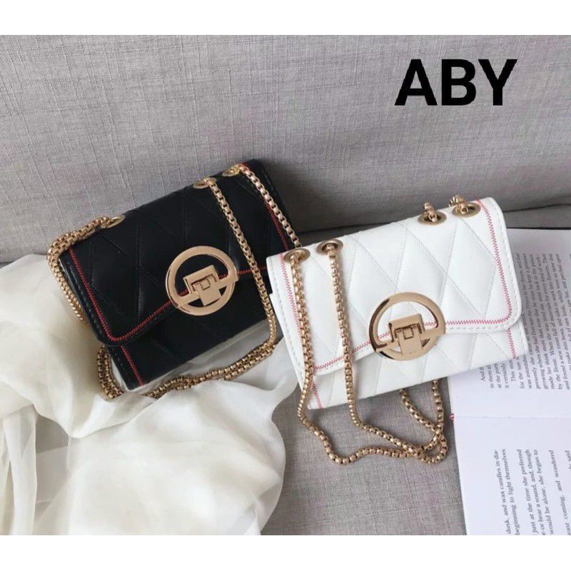 Tas Selempang Wanita /Shoulder bag Wanita Aliesha Tali Rantai Panjang Pendek