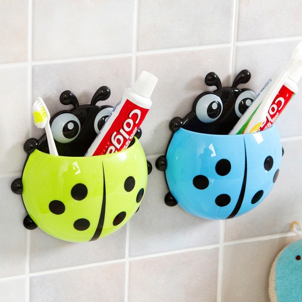 HOVELSHOP Tempat Sikat Gigi Kumbang / Ladybug Tootbrush Holder