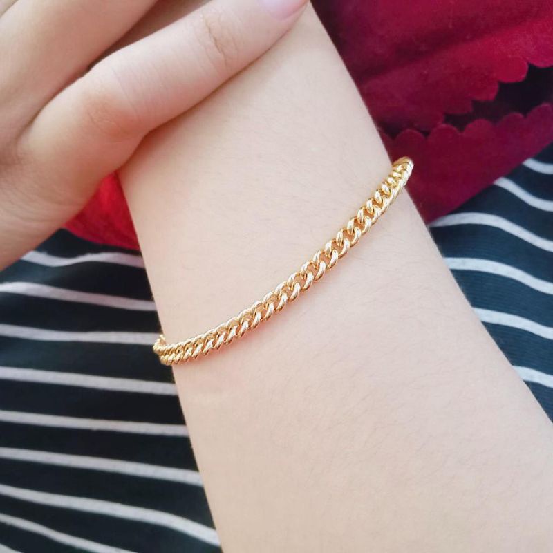 gelang tangan dewasa, perhiasan xuping