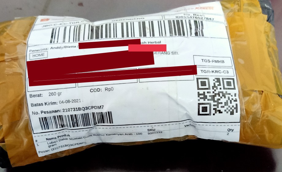 Luban Dakar Mustaki Dupa Bukhur Kemenyan Arab - 100 Gram