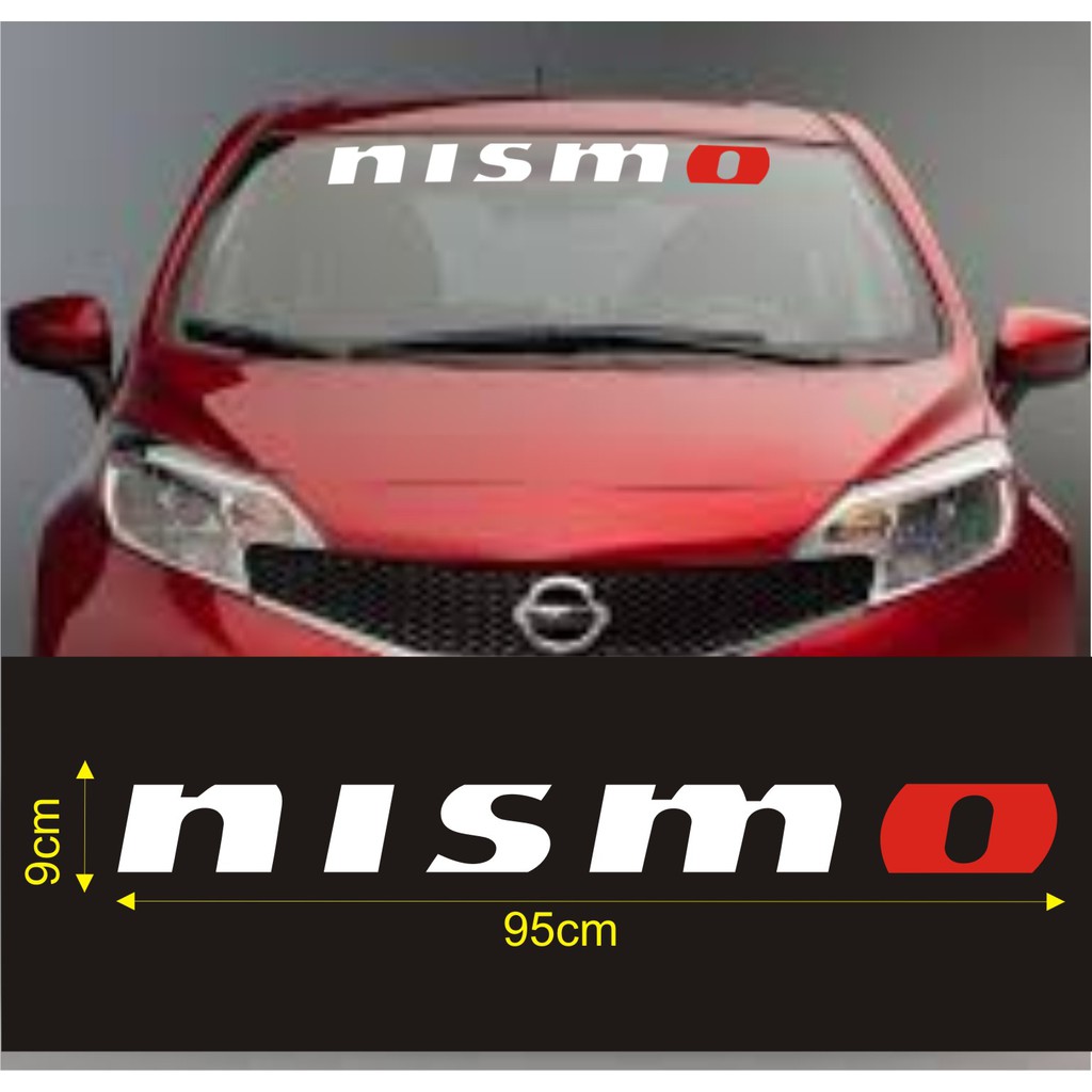 Stiker Kaca Depan Mobil Nismo Windshield Cutting Stiker Variasi