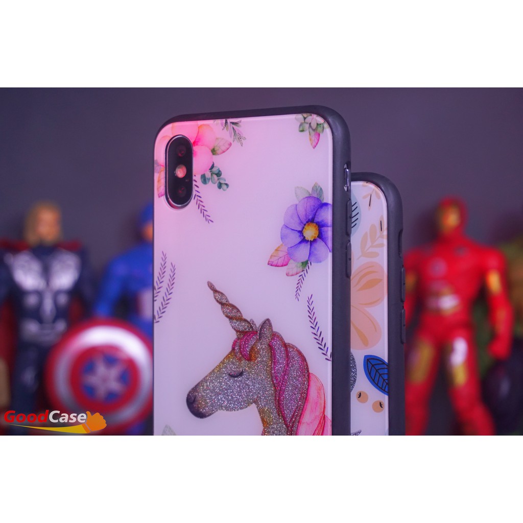 GoodCase - Hardcase iPh 6 | 7+/8+ | 9+/XS Max | X/XS Glass Blink Motif Pasir