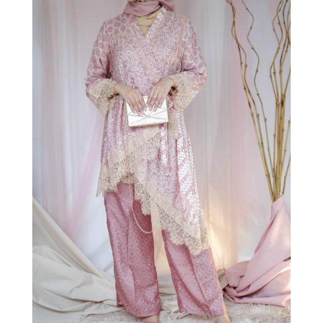 BATIK VISCOSE OUTER KIMONO CELANA KULOT (FURING)