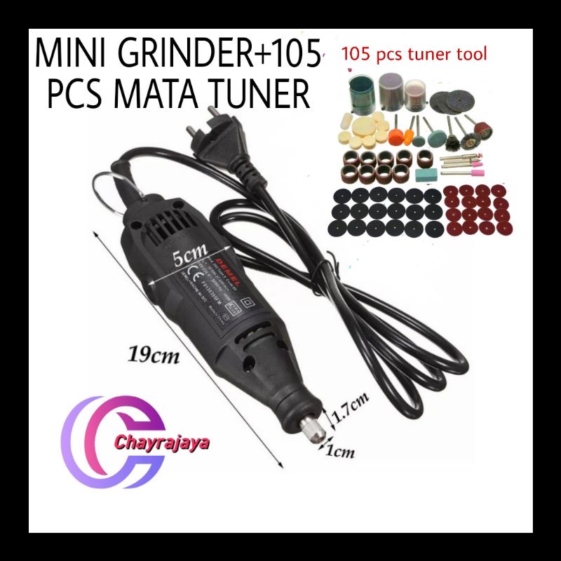 Mini Grinder Mesin Bor Tuner Set Mata Tuner Gerinda Mini
