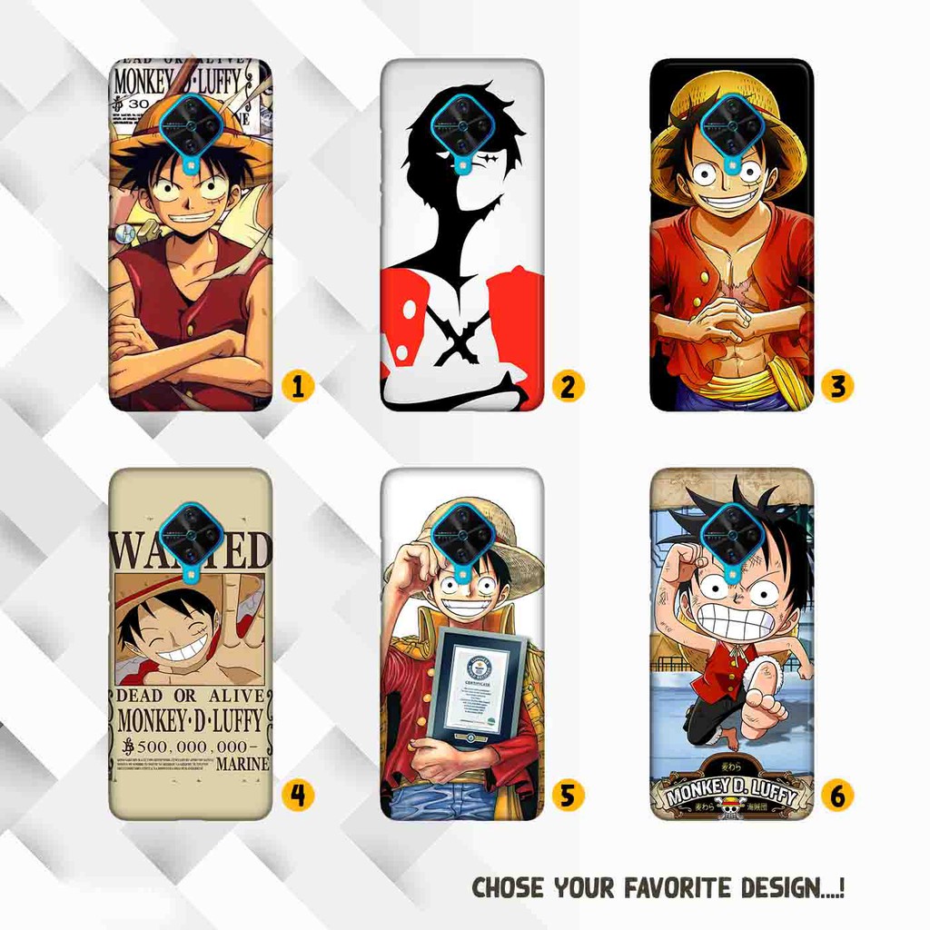 Premium Custom Case Vivo S1 Pro Monkey D Luffy One Piece Casing Hardcase Full Print