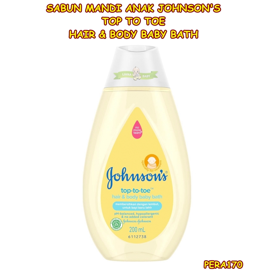 PERA170 JOHNSONS BABY WASH TOP TO TOE BABY WASH 200ML SABUN BAYI