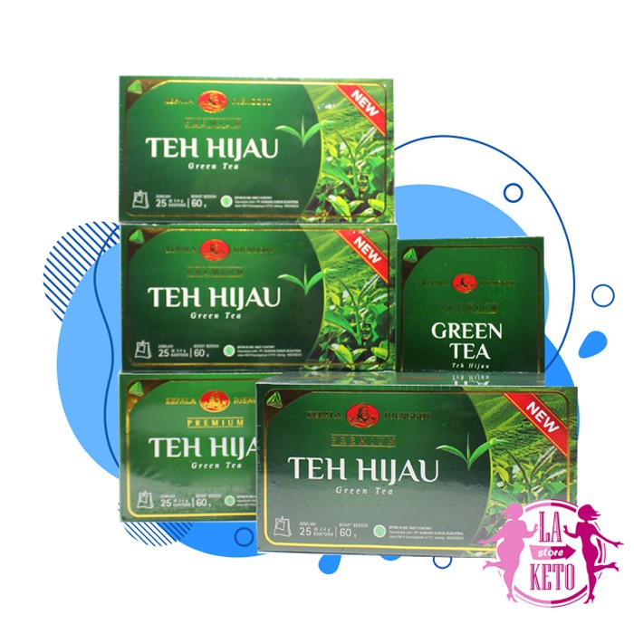 

PAKET MURAH - Teh Hijau Cap Kepala Djenggot 25 Bags Murah isi 5 Pcs