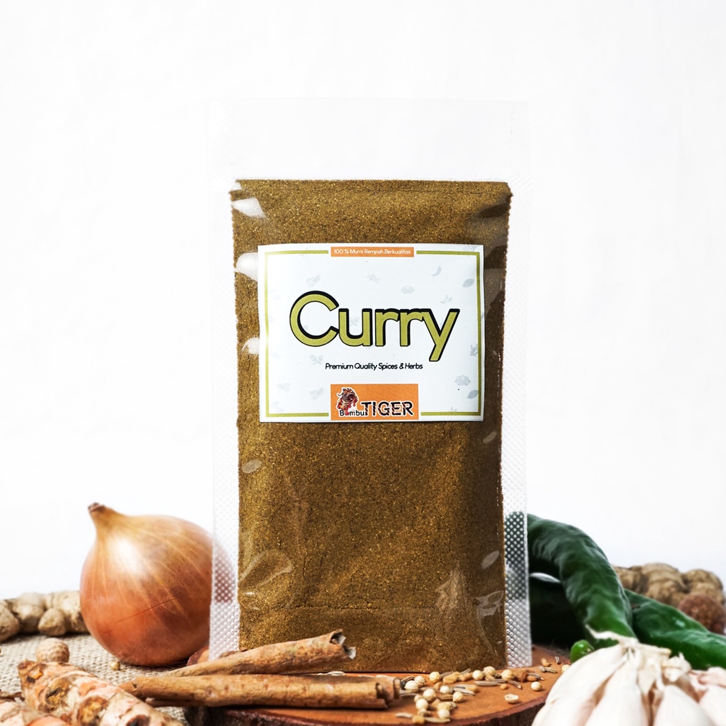 CURRY POWDER - Kari Bubuk / Bumbu Kari Rempah Premium / Bumbu Tiger