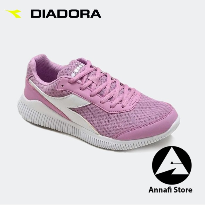 JUAL SEPATU RUNNING WANITA DIADORA EAGLE 3 W DIA175622559 PINK ORI - 36