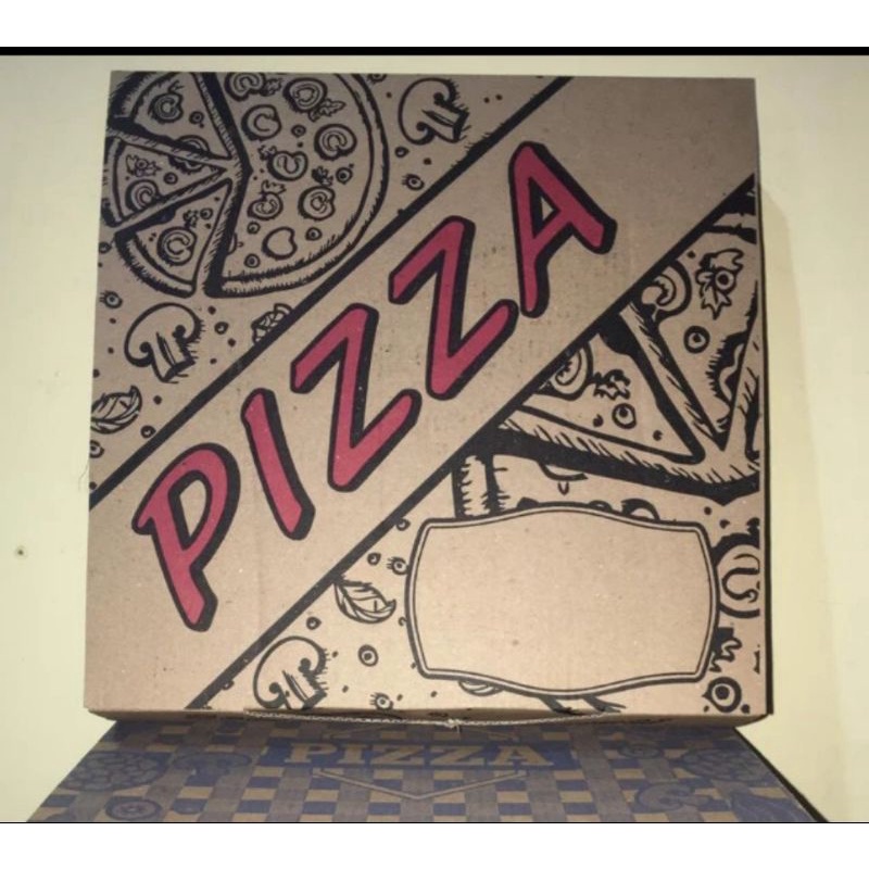 

BOX EFLUTE PIZZA 26 Kotak Kardus Polos / Cetak Kemasan Makanan Snack Packaging