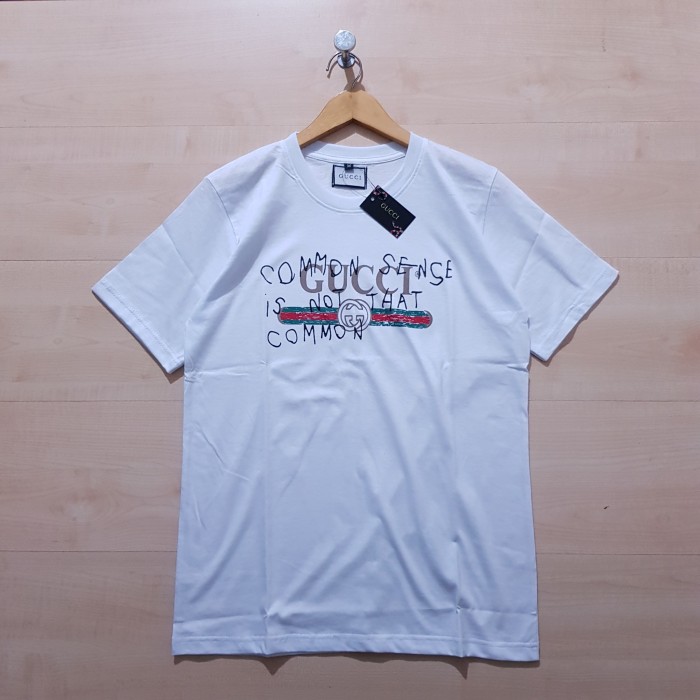 KAOS T SHIRT GUCCI X COCO CAPITAN COMMON TEE WHITE - M