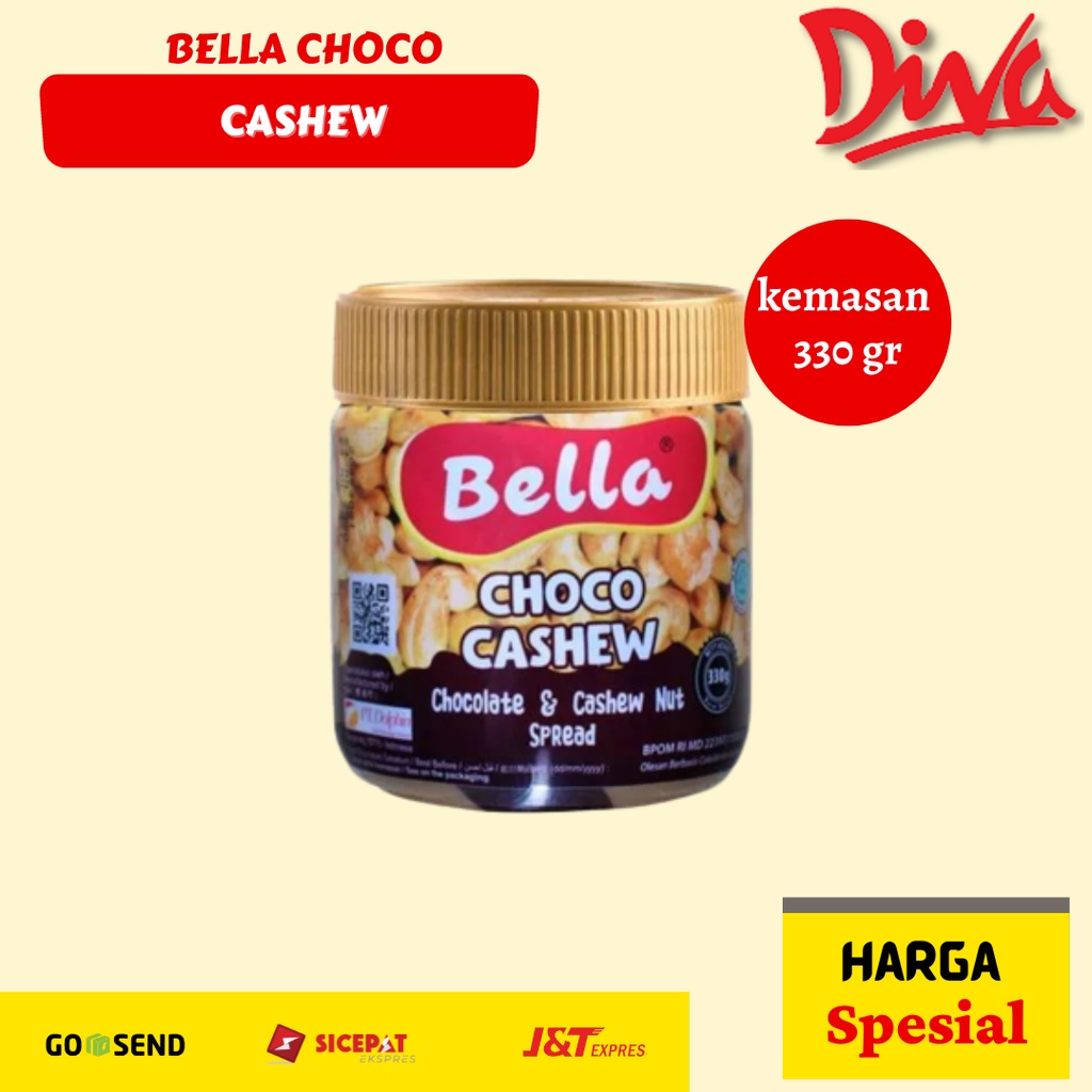 

Bella spread choco cashew 330 gram